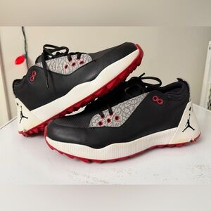 Nike Jordan ADG 2 Black University Red Men's Golf Shoes CT7812-001 Size 8
